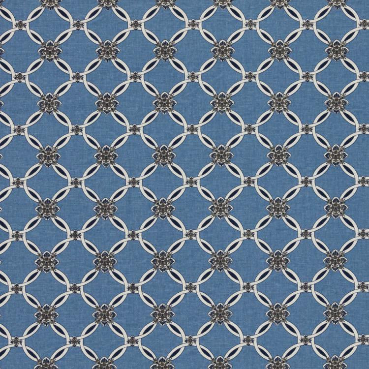 Intertwined Indigo by RM CoCo Fabric