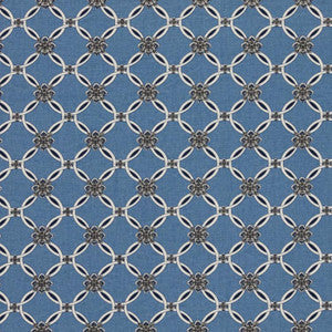 Intertwined Indigo by RM CoCo Fabric