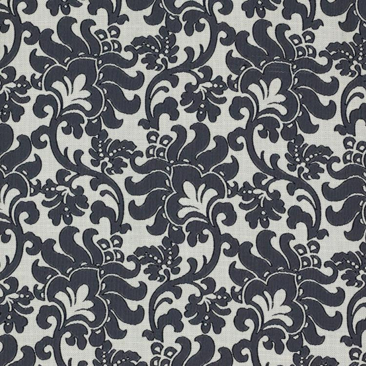 Wentworth Damask Black by RM CoCo Fabric