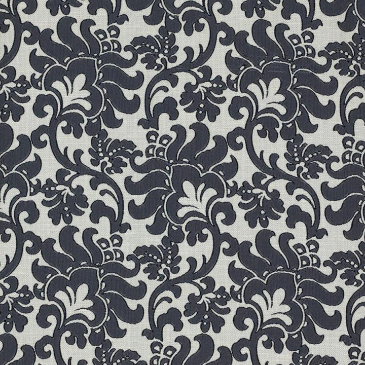 Wentworth Damask Black by RM CoCo Fabric