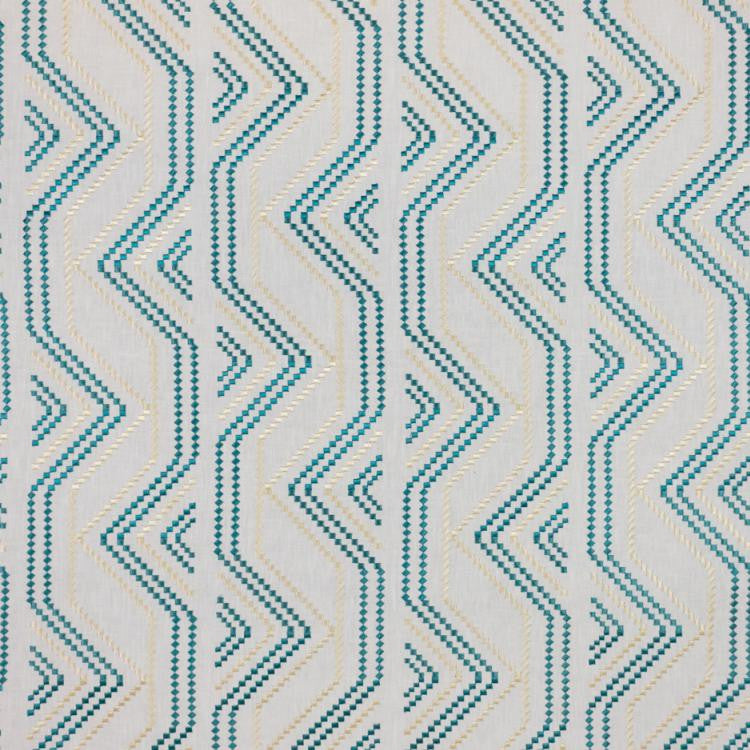 Square Pegs Aegean by RM CoCo Fabric