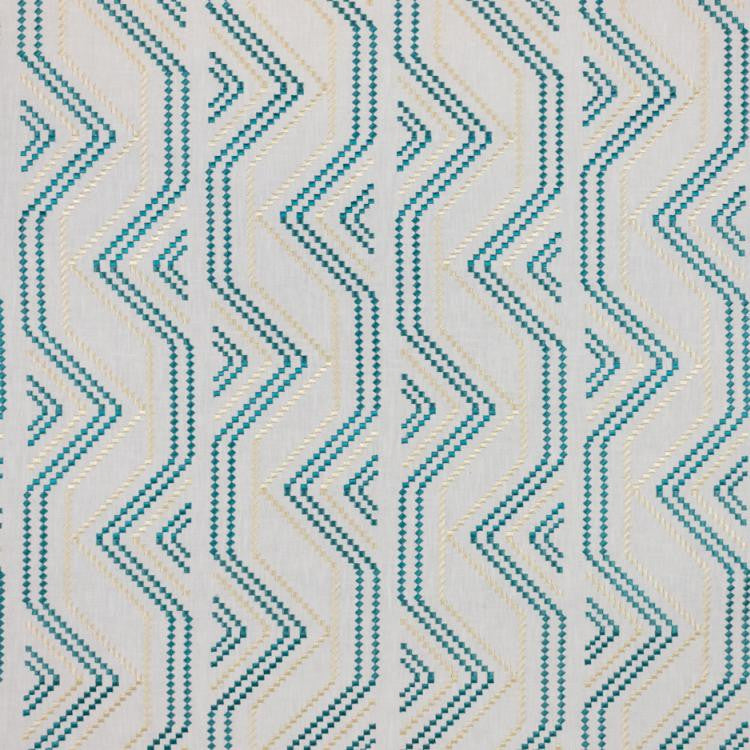 Square Pegs Aegean by RM CoCo Fabric
