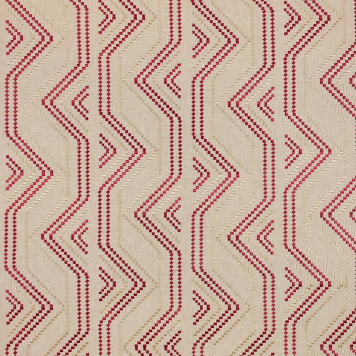 Square Pegs Coral by RM CoCo Fabric