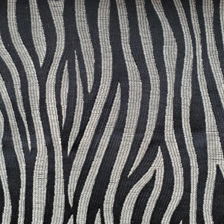 Jungle Glam Midnight Silver by RM CoCo Fabric