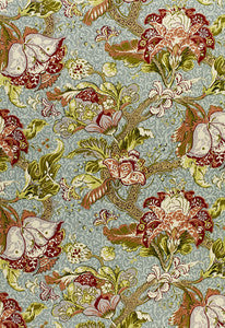 Ariella Jacobean Robin'S Egg 1319001 by Schumacher Fabric