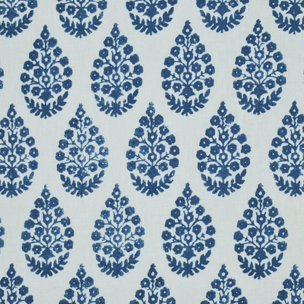 Meera Indigo 1 by P Kaufmann Fabrics Fabric