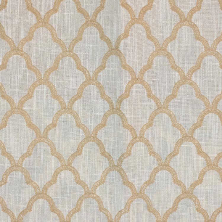 Lace Trellis Sandstone by RM CoCo Fabric