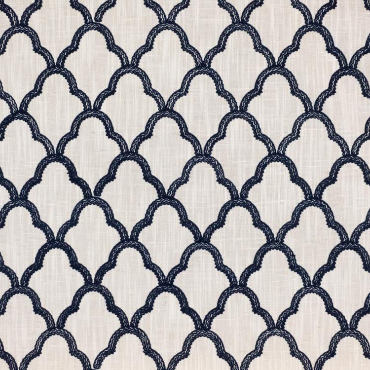 Lace Trellis Lapis by RM CoCo Fabric