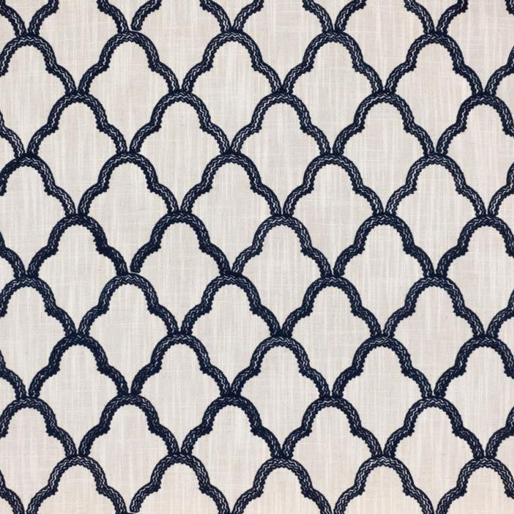 Lace Trellis Lapis by RM CoCo Fabric