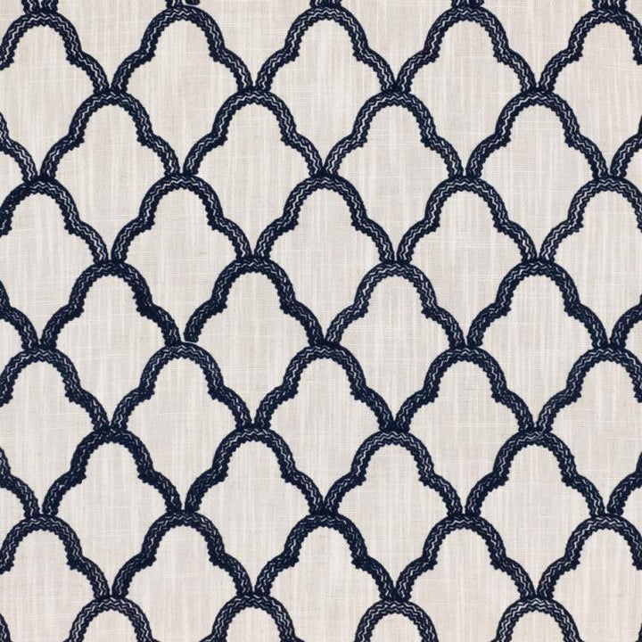 Lace Trellis Lapis by RM CoCo Fabric