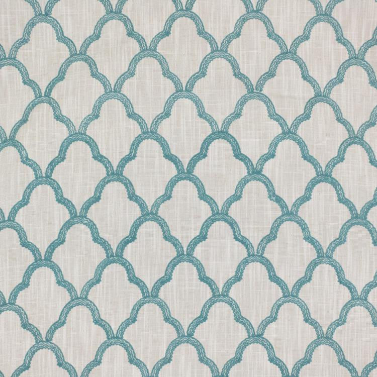 Lace Trellis Aegean by RM CoCo Fabric