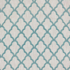 Lace Trellis Aegean by RM CoCo Fabric