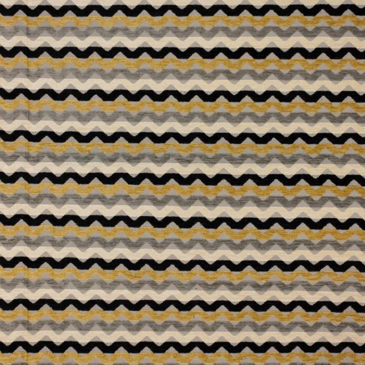Ric Rac Golden Pewter by RM CoCo Fabric