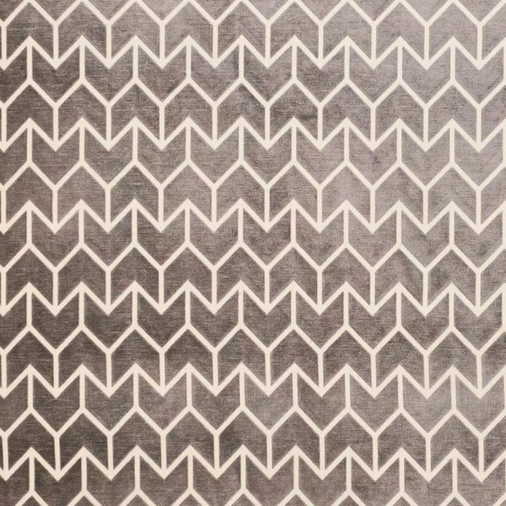 Chevronne Pewter by RM CoCo Fabric