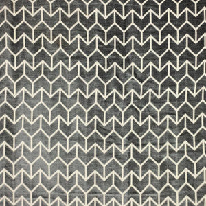 Chevronne Pewter by RM CoCo Fabric