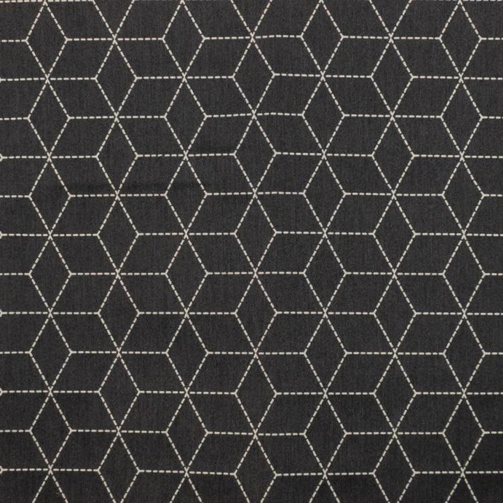 Boxed In Graphite by RM CoCo Fabric