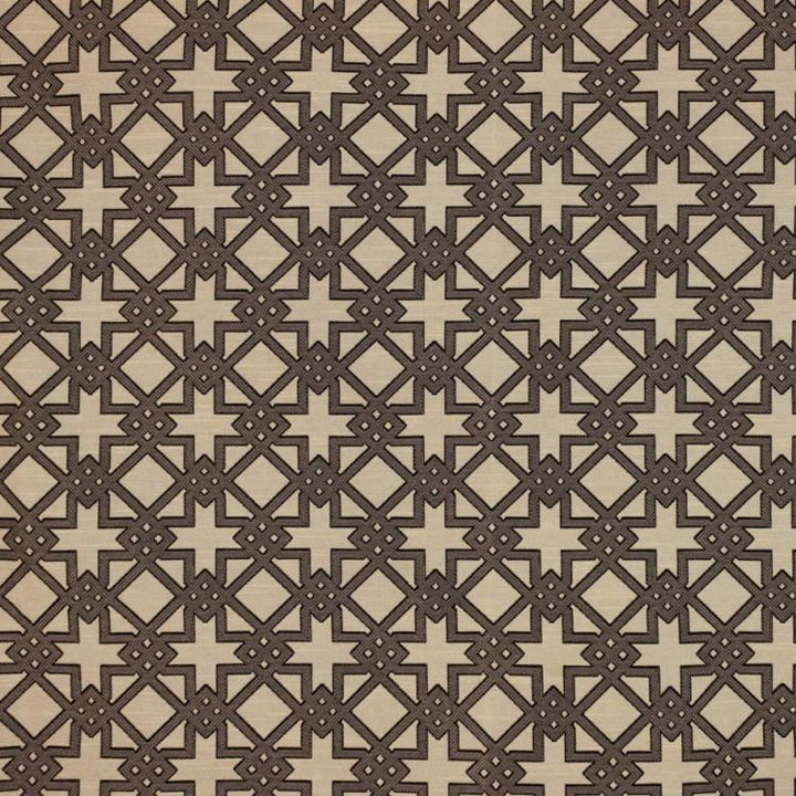 Imperial Fret Pecan by RM CoCo Fabric