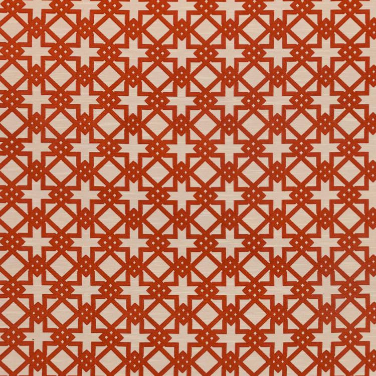 Imperial Fret Mango by RM CoCo Fabric
