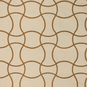 Roped In Old Gold by RM CoCo Fabric