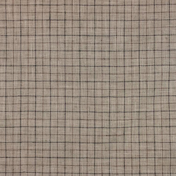 Mercer Check Pearl Grey by RM CoCo Fabric