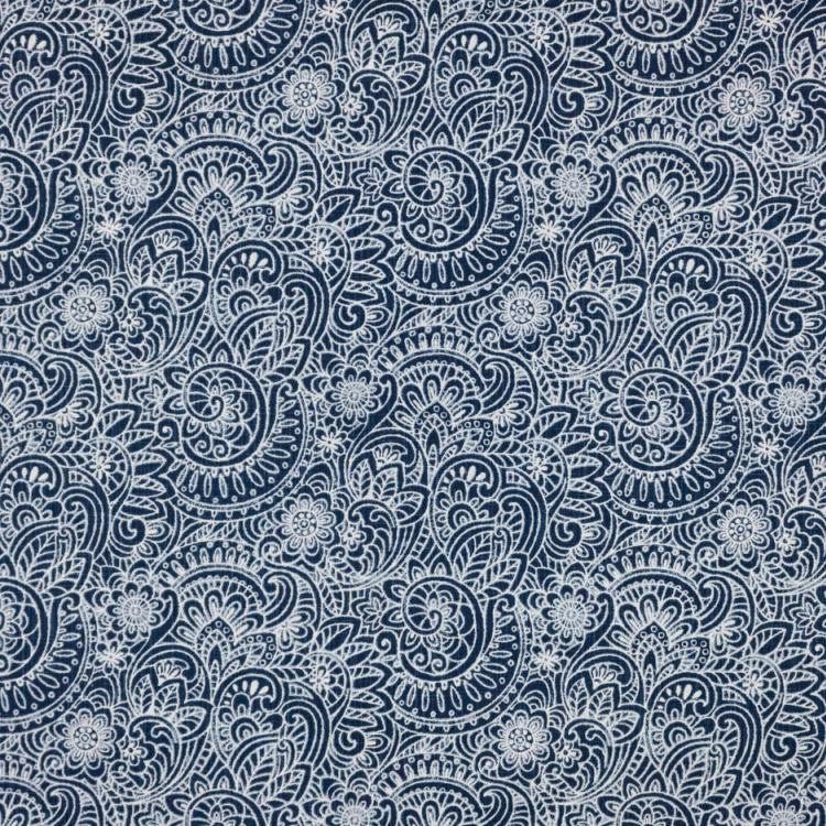 Flower Power Cobalt by RM CoCo Fabric