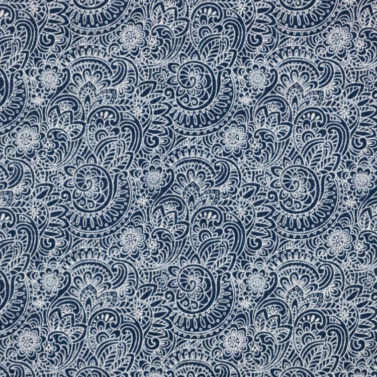 Flower Power Cobalt by RM CoCo Fabric