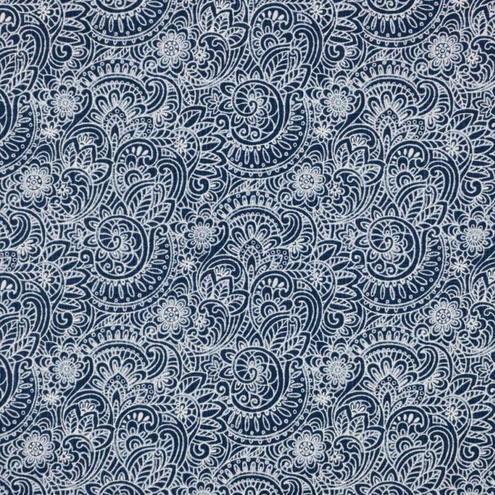 Flower Power Cobalt by RM CoCo Fabric