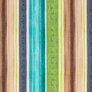 Florentina Stripe Aegean by RM CoCo Fabric