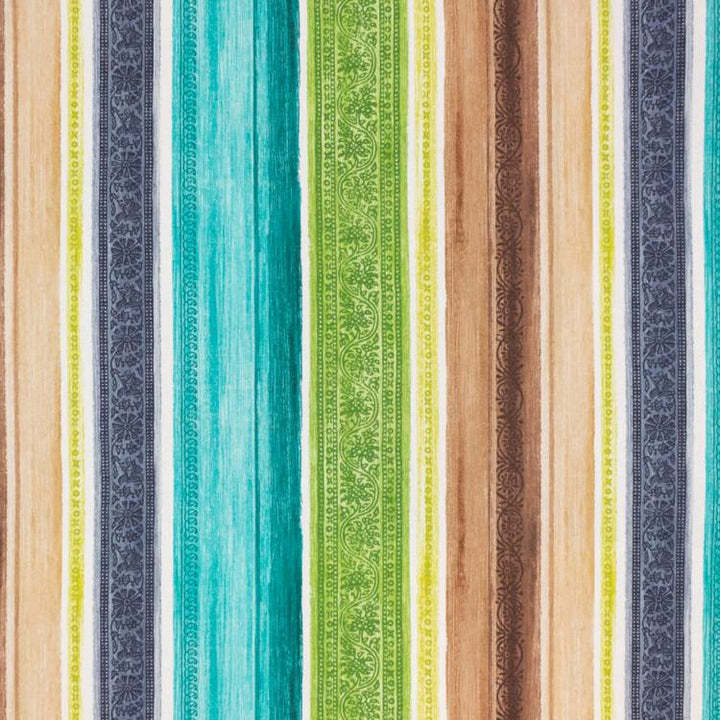 Florentina Stripe Aegean by RM CoCo Fabric