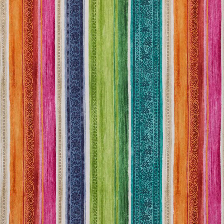 Florentina Stripe Fruit Salad by RM CoCo Fabric
