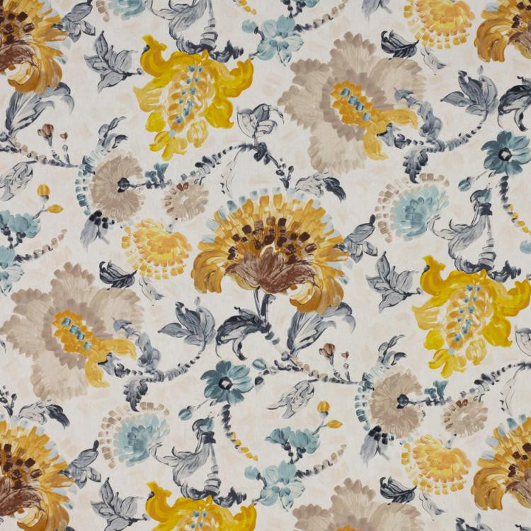 Brushstroke Floral Gold Rush by RM CoCo Fabric