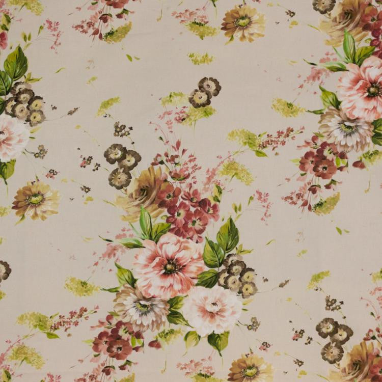 Rose Hill Coral by RM CoCo Fabric