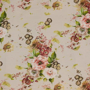 Rose Hill Coral by RM CoCo Fabric