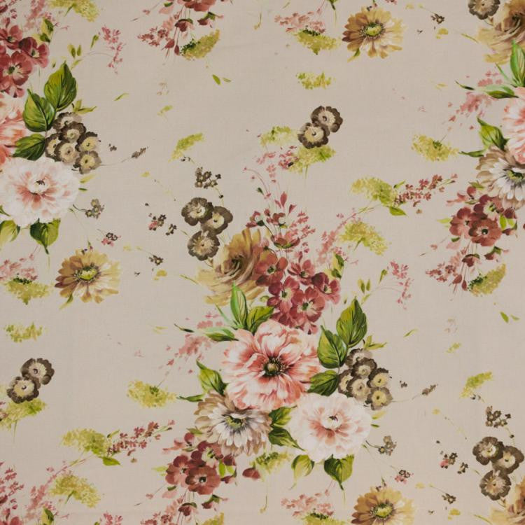 Rose Hill Coral by RM CoCo Fabric