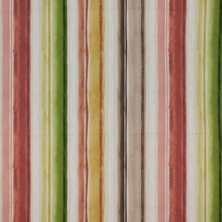 Rose Hill Stripe Coral by RM CoCo Fabric