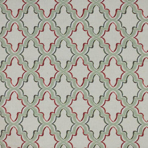 Constantinople Trellis Tuscan Red by RM CoCo Fabric