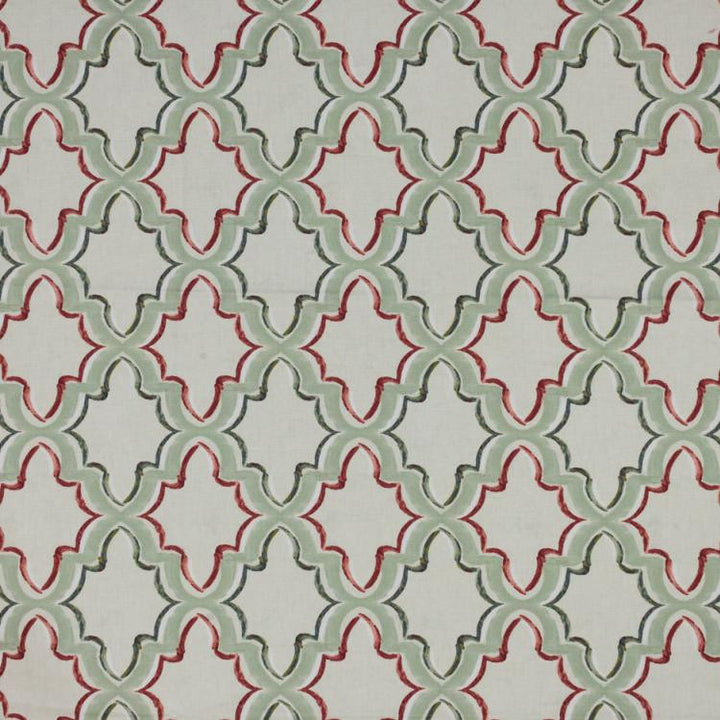 Constantinople Trellis Tuscan Red by RM CoCo Fabric