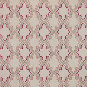Constantinople Trellis Cassis by RM CoCo Fabric