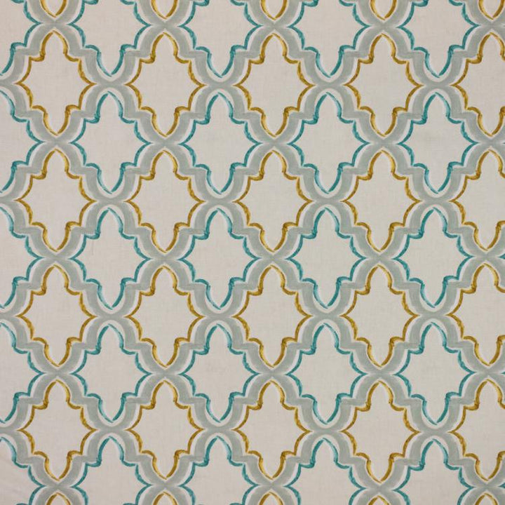 Constantinople Trellis Aegean by RM CoCo Fabric