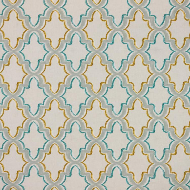 Constantinople Trellis Aegean by RM CoCo Fabric