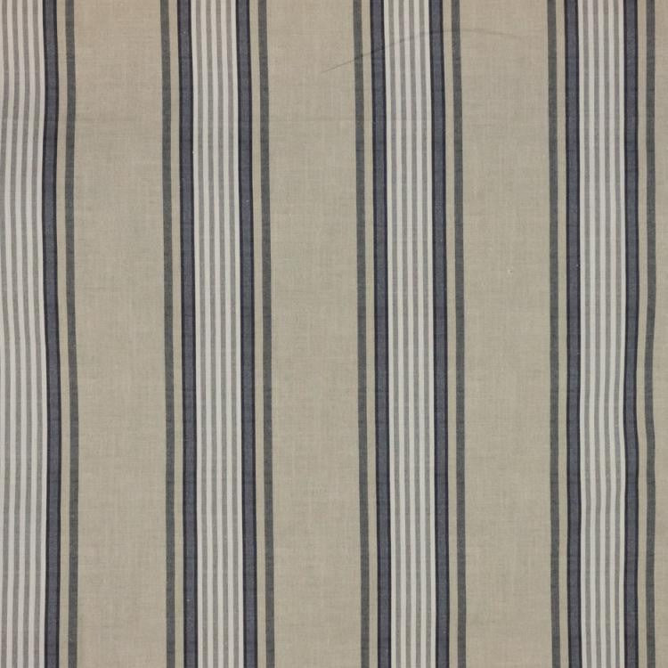 Colfax Stripe Anthracite by RM CoCo Fabric