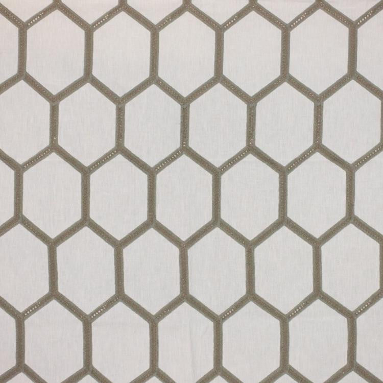 Trovaso Trellis Jute by RM CoCo Fabric