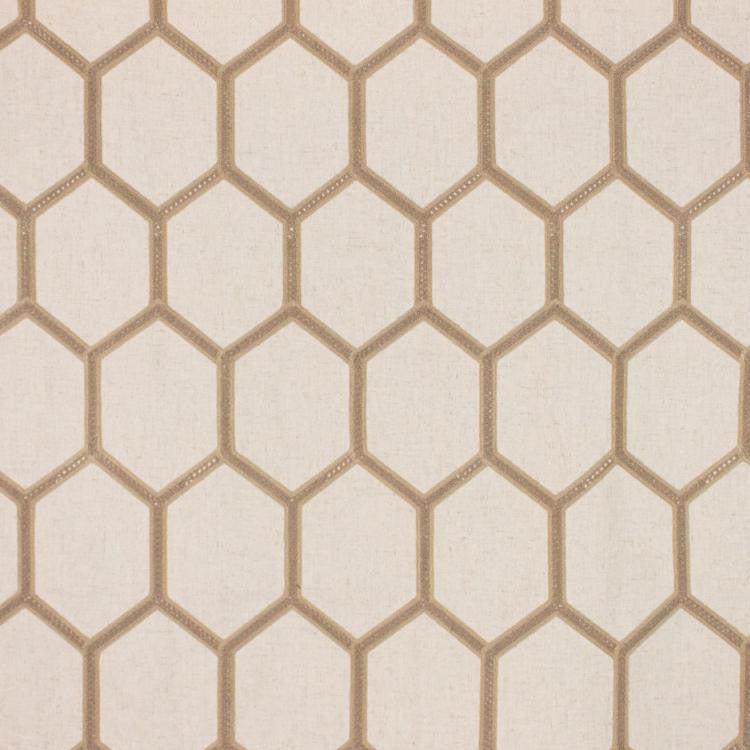 Trovaso Trellis French Vanilla by RM CoCo Fabric