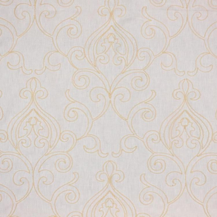 Arcadia Scroll Heavy Cream by RM CoCo Fabric