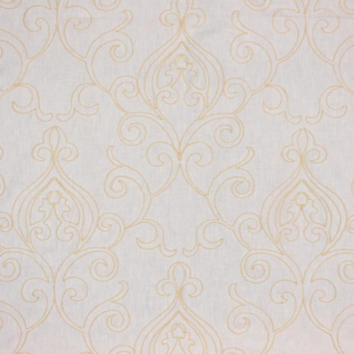 Arcadia Scroll Heavy Cream by RM CoCo Fabric