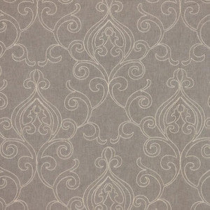 Arcadia Scroll Sterling by RM CoCo Fabric