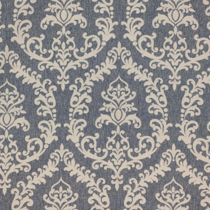 Grove Park Damask Faded Denim by RM CoCo Fabric