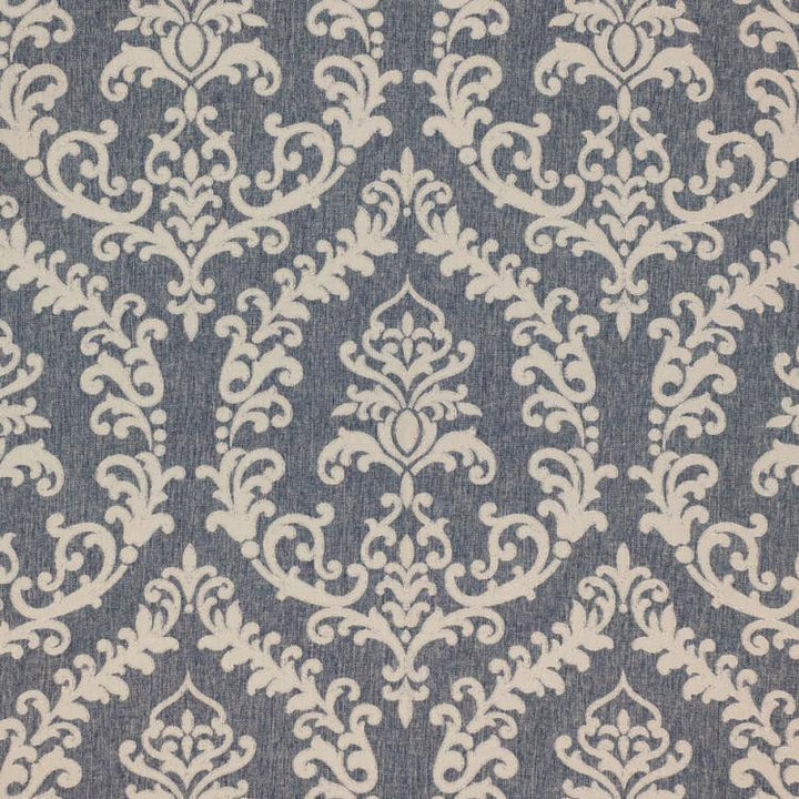 Grove Park Damask Faded Denim by RM CoCo Fabric