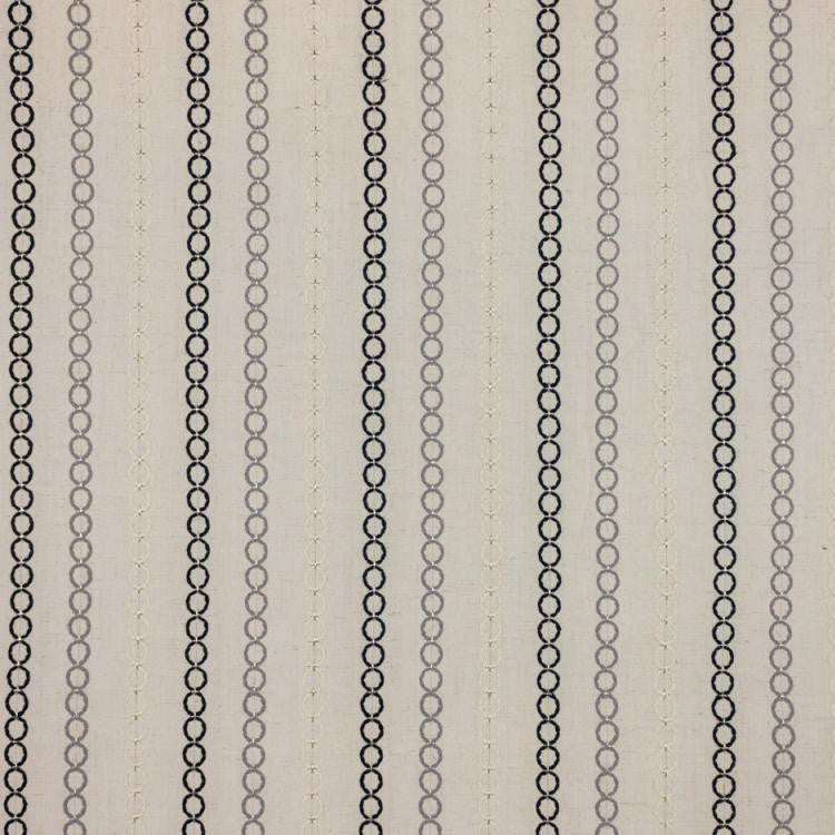 Ring Toss Black Flannel by RM CoCo Fabric