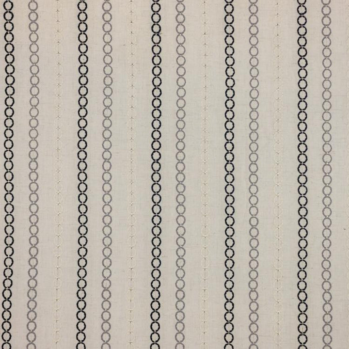 Ring Toss Black Flannel by RM CoCo Fabric